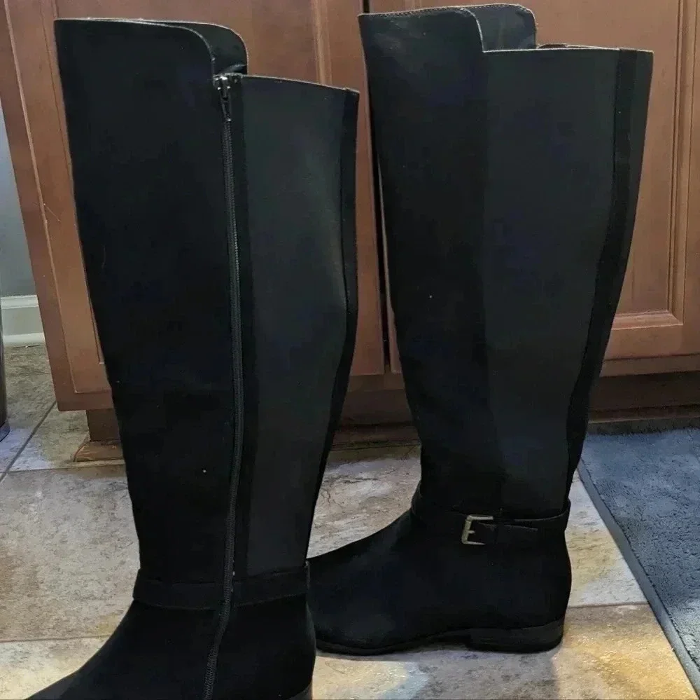 Style & Co Charlaa Buckle Over-The-Knee boot